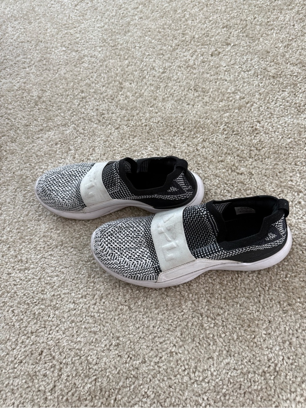 APL black and white shoes